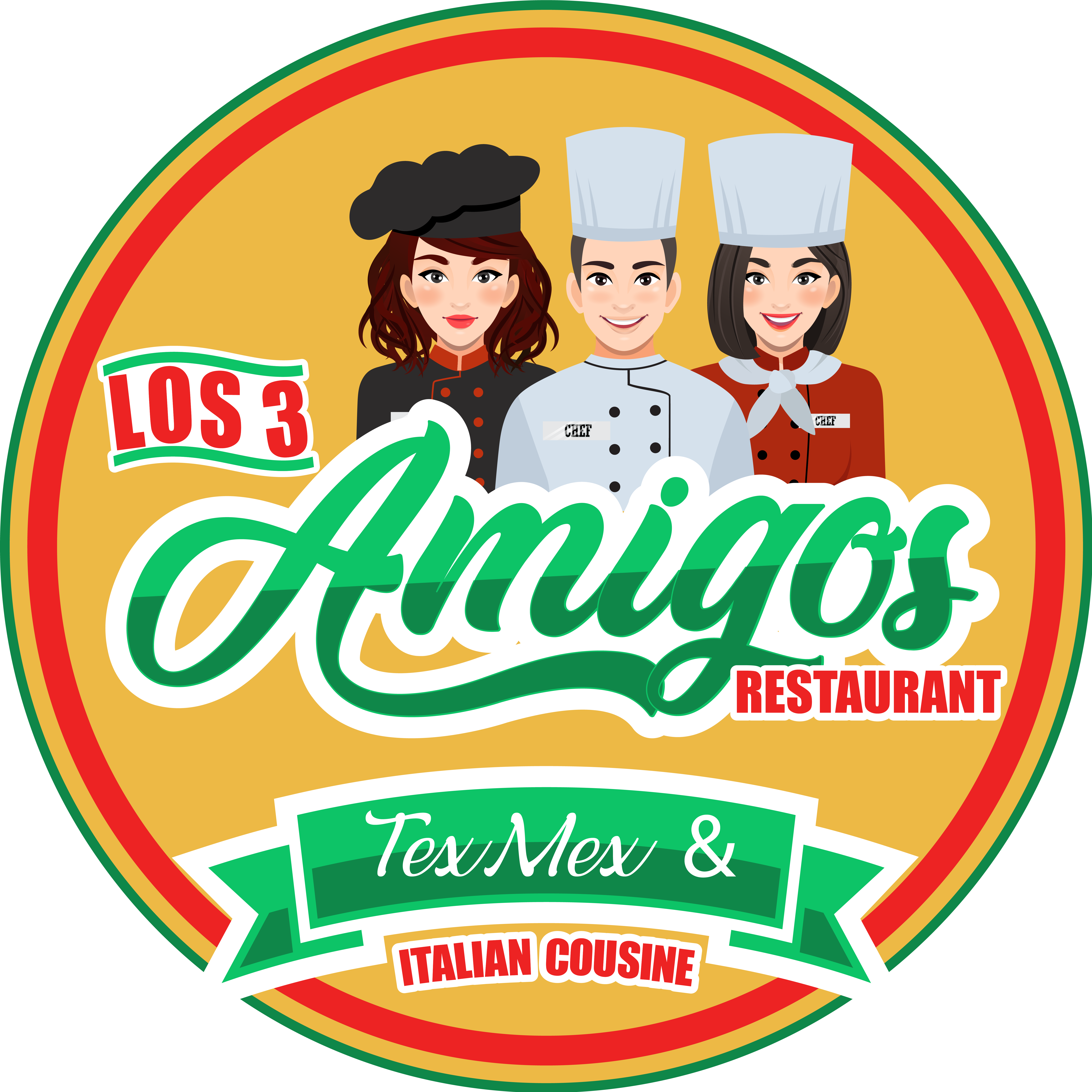 Los 3 Amigos Restaurant // 410 E Glebe Rd, Alexandria VA // 703-663-1673